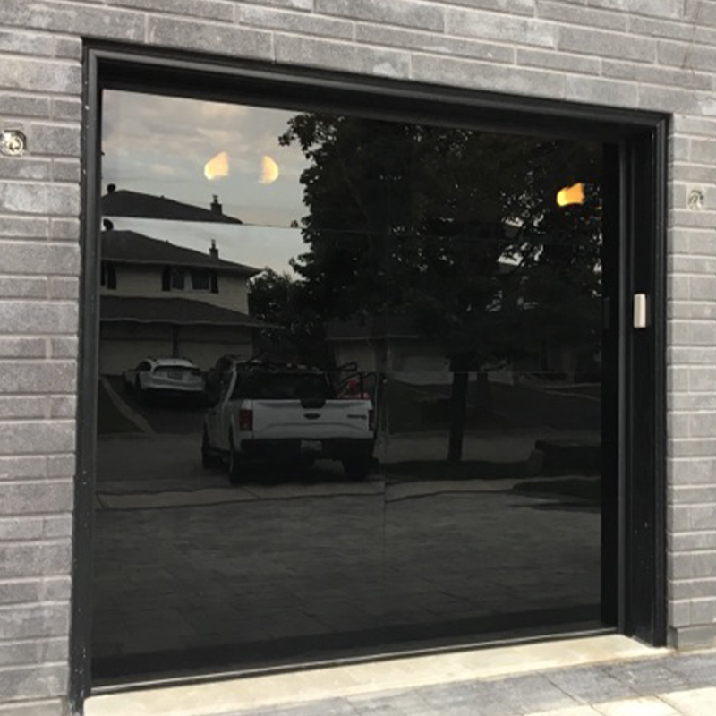 Interior Commercial Anodized Aluminum Glass Garage Door 