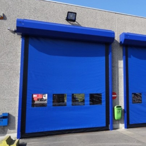 Insulated Commercial High Speed PVC Self Repairing Zipper Doors 