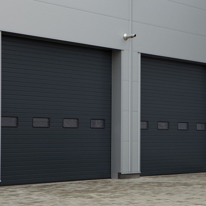 Automatic Upvc Insulated Fire Rated Industrial Folding Doors with Windows