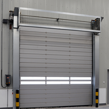 Exterior Factory Security Aluminum Alloy Spiral High Speed Hard Fast Roller Doors