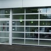 Small Frameless Plexiglass Glass Aluminum Garage Door