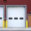 Electrical Side Sliding Steel Vertical Lift Industrial External Doors with Entrance 