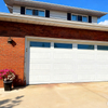 White Residential Insulated Electric Garage Doors
