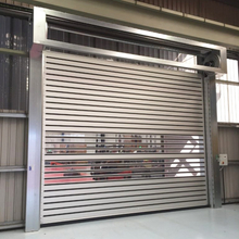Automatic Industrial Anti-Wind Aluminum Alloy Spiral High Speed Hard Fast Shutter Doors
