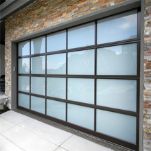 Living Room Modern Glass Panel Frosted Glass Aluminum Garage Door