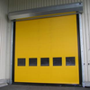 Automatic Galvanized Steel Overhead Sectional Industrial Doors 