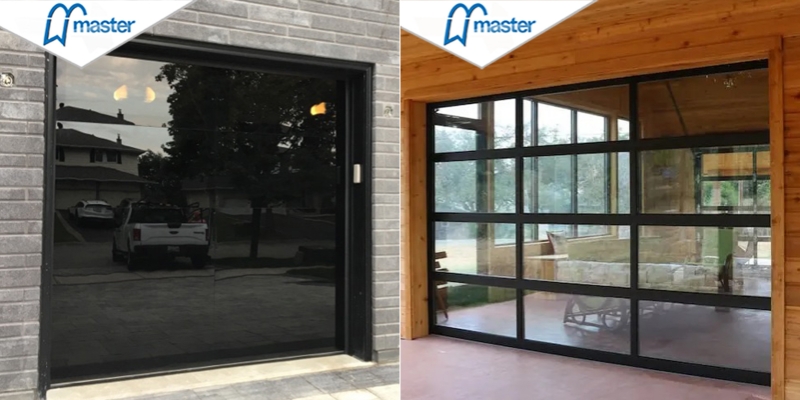 Transparent Glass Garage Doors vs. Opaque Glass Garage Doors