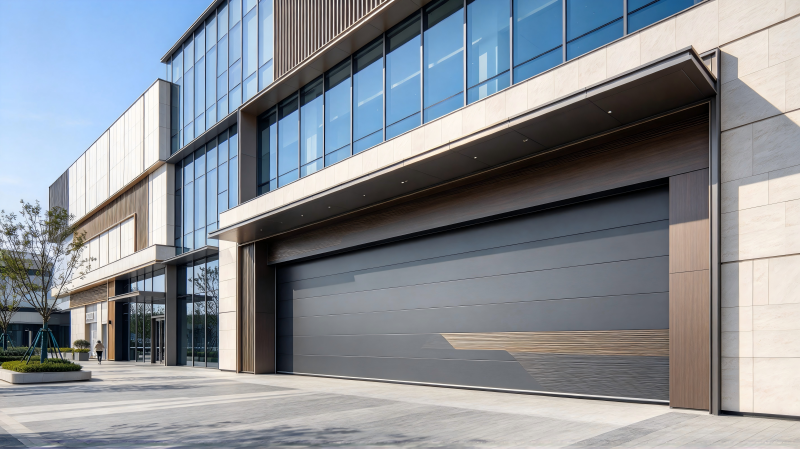 garage door for commercial building