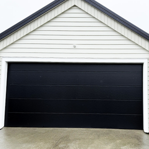 Sectional Contemporary Black Garage Doors