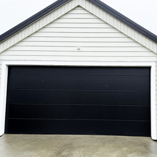 Sectional Contemporary Black Garage Doors