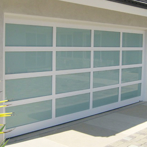 Interior Commercial Insulated Aluminum Glass Garage Door 