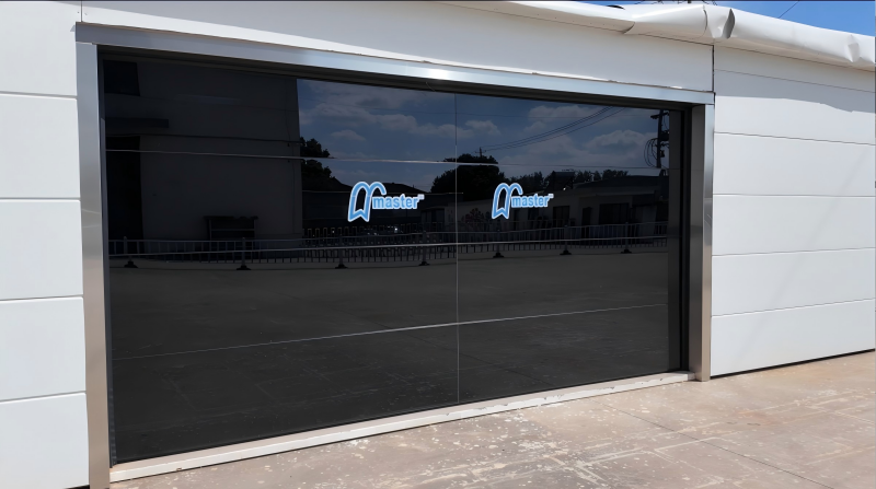 Frameless Glass Garage Door