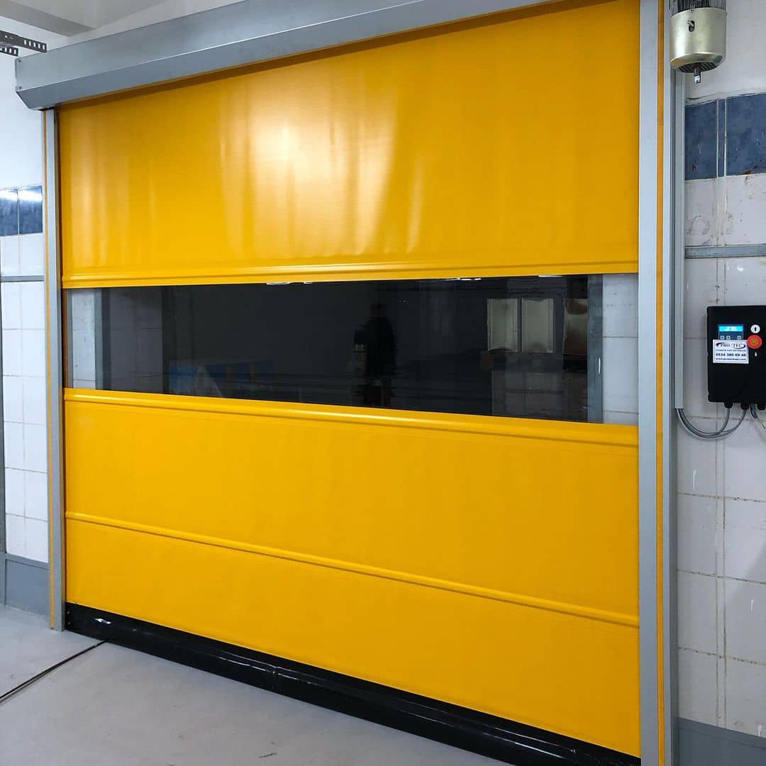 Automatic High Speed PVC Shutter Ware House Doors