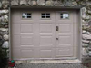 16x7 Motor Drive Residential Insulated Perforated Double Skinned Overhead Garage Doors with Pedestrian Door 