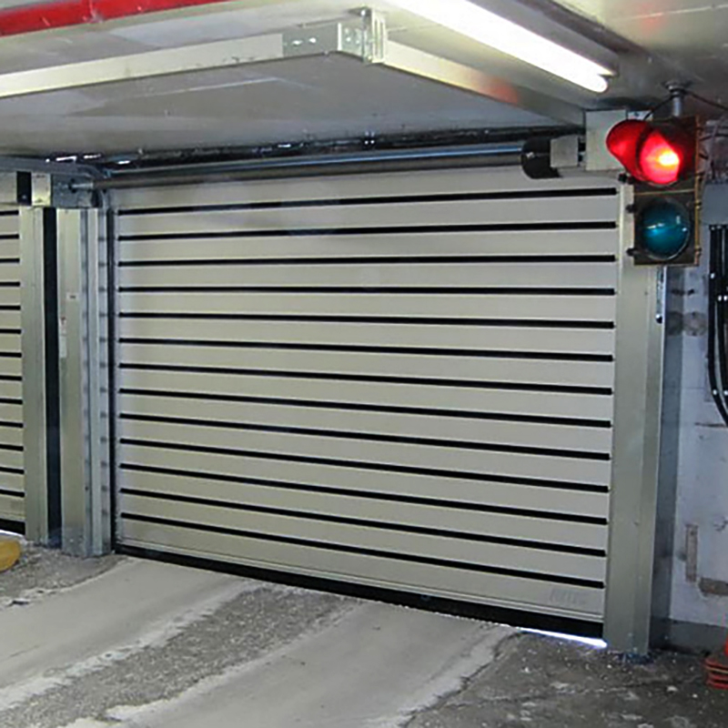 Saving Energy Logistics Temperature Proofing Wooden Grain Spiral High Speed Hard Fast Rolling Doors