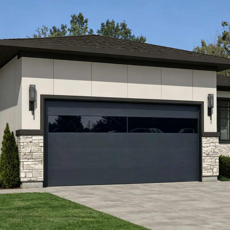 Frameless Commercial Aluminum Insulated Glass Overhead Doors