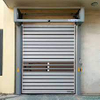 Exterior High Speed Factory Anti-Wind Aluminum Alloy Hard Fast Rolling Doors