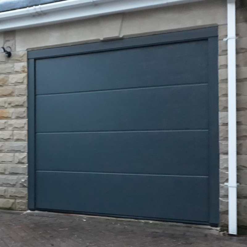 Single Sectional Garage Door with PU Foaming
