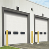 Fast Action PU Foam Secure Insulated High Speed Industrial Doors with Glas 