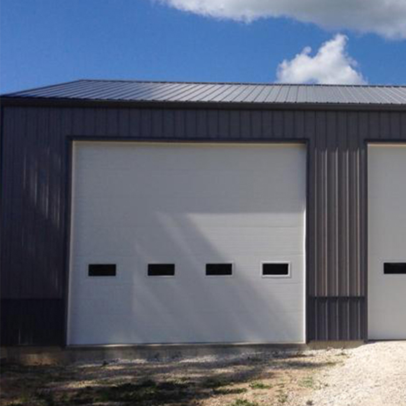 Electrical Timber Secure Insulated High Speed Industrial Doors with Access 