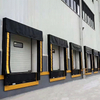 Industrial Sectional Doors with Dock Shelter