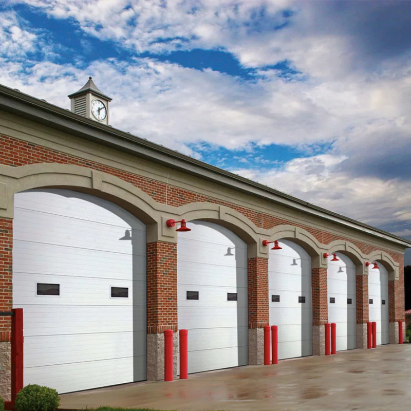 insulated steel sectional garage door