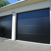 Customized Residential Weather Strip Golden Oak Metal Side Sliding Sectional Garage Doors
