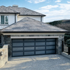 Residential Contemporary Frosted Glass Garage Door