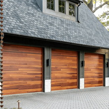 Custom Wood Look 8 Ft Garage Door