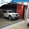 Black Frameless Overhead Aluminum Glass Garage Door