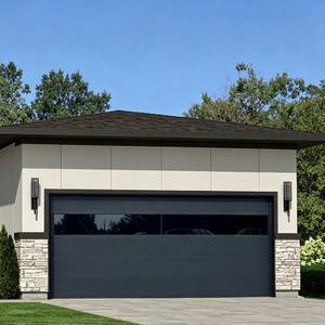 Frameless Commercial Aluminum Insulated Glass Overhead Doors