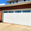 White Residential Insulated Electric Garage Doors