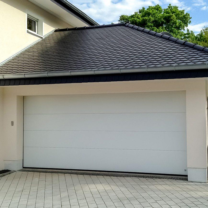 Universal Remote Commercial Security Steel PU Foaming Overhead Sectional Garage Doors