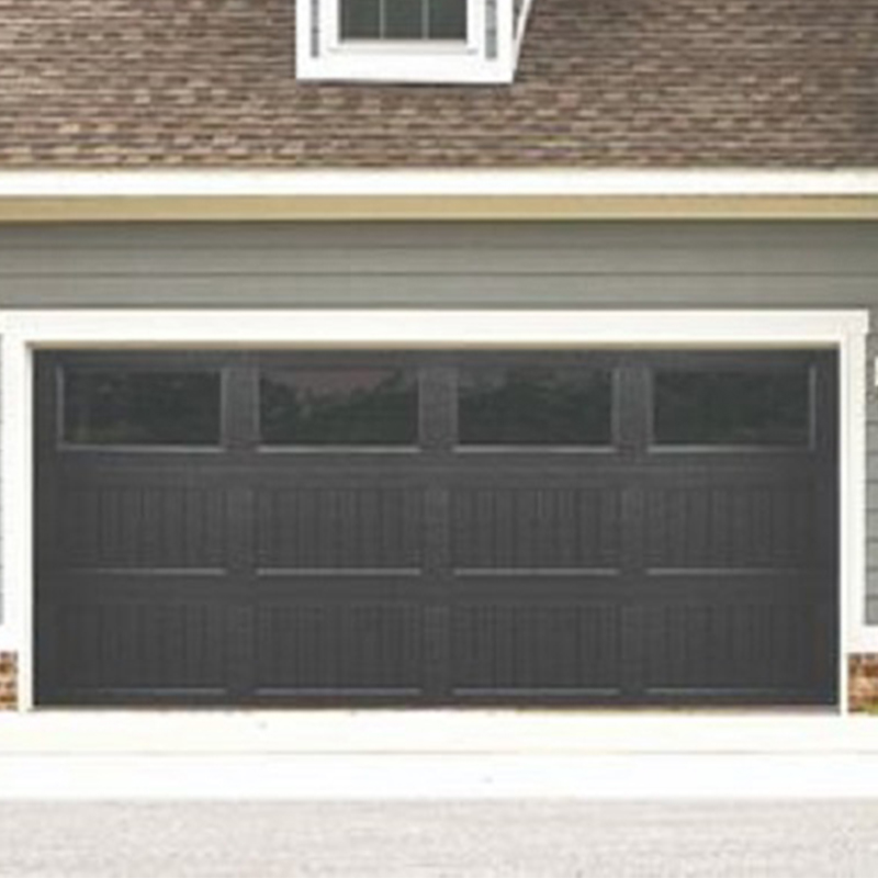 Automatic Commercial Security Steel Roll Up Garage Doors with Windows