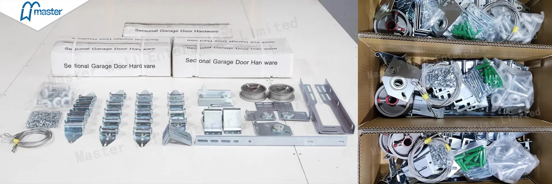 Insulated Sectional Steel Garage Door&nbsp;Hardware kit