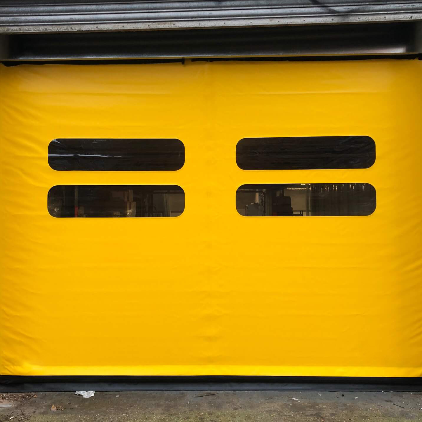 Cheap High Speed PVC Self Repairing Zipper Ware House Doors