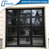 framed glass garage door