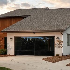 Frameless Overhead Aluminum Glass Garage Door