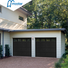 Motor Drive Residential Insluted Steel Sectional Garage Doors with Windows