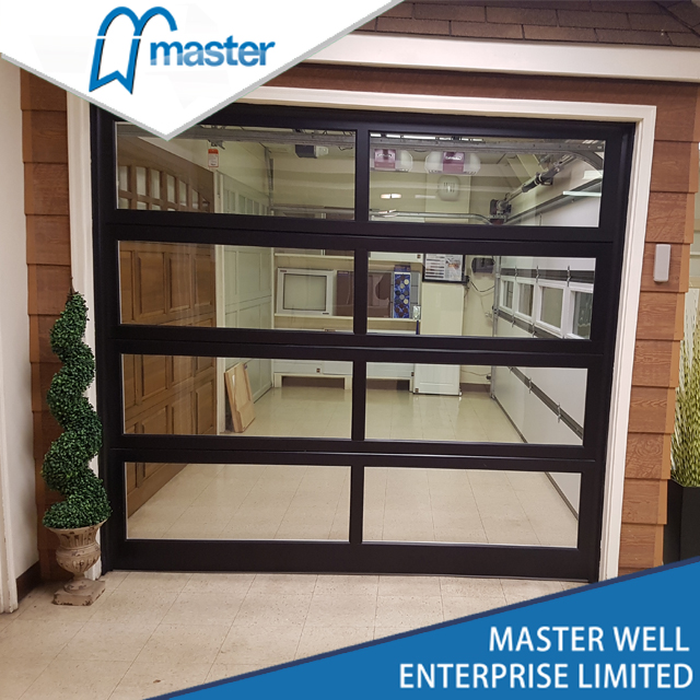 10x10 Modern Insulated Glass Alumium Garage Door