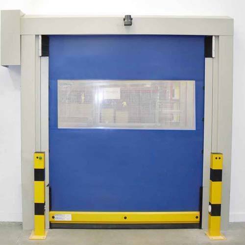 Which areas are high-speed doors usually used in?