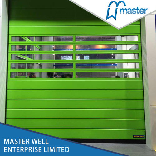 Simple Warehouses Temperature Proofing Fiberglass Spiral High Speed Hard Fast Roll Up Doors