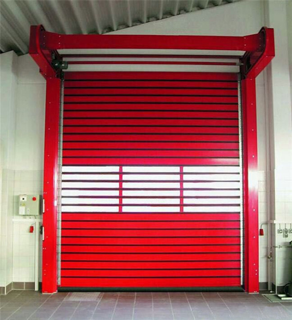 What is the function of high speed spiral door?