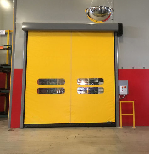 What is the use of high speed PVC zipper doors？