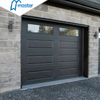 Motor Drive Residential Zero Clearance Aluminum Roll Up Garage Doors with Glass