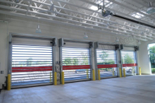 Automatic Industrial Anti-Wind Aluminum Alloy Spiral High Speed Hard Fast Rolling Doors