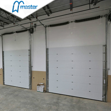 Electrical Vertical Lift Steel Industrial Sliding Doors with Sidelights