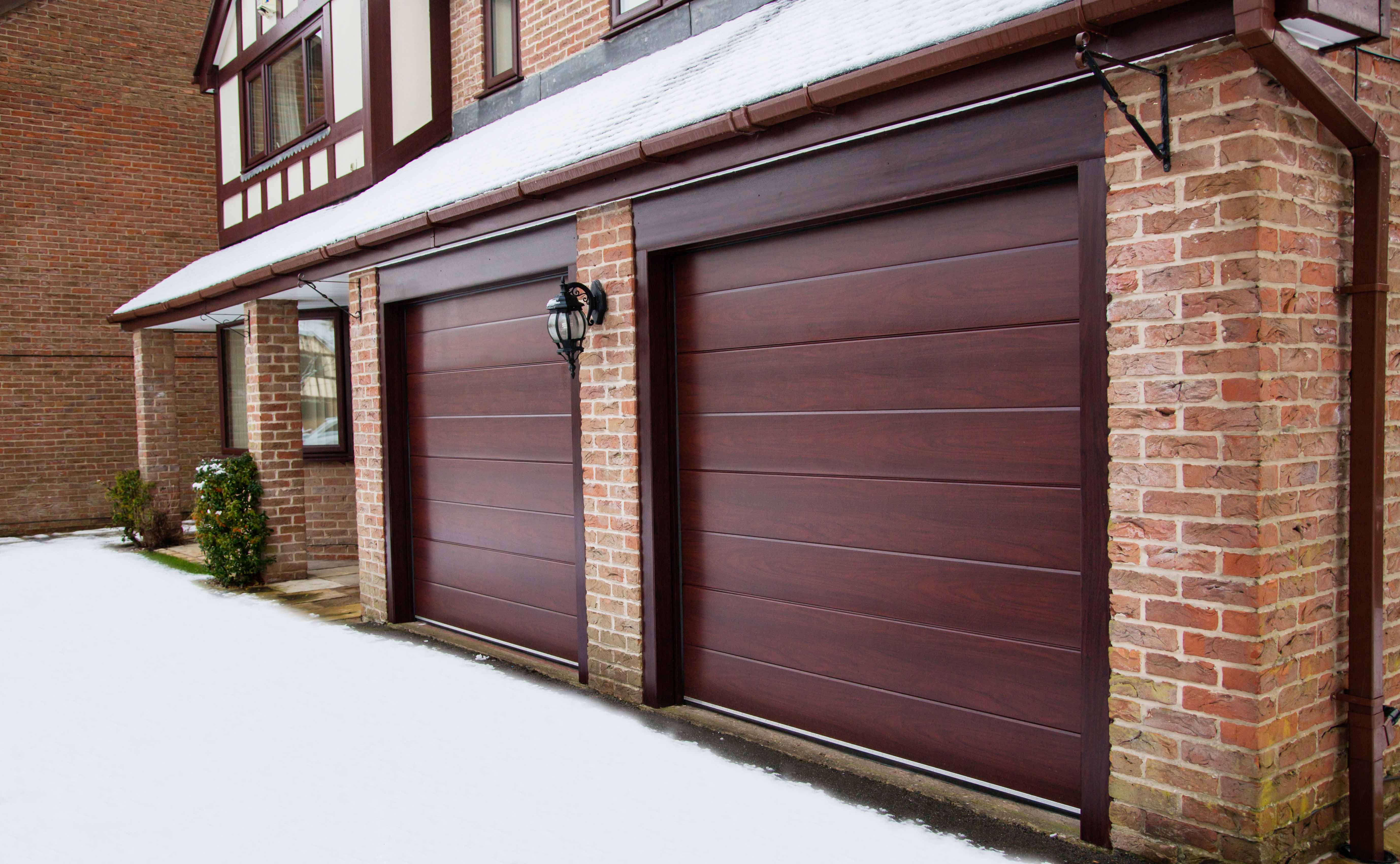 How to install sectional garage doors?
