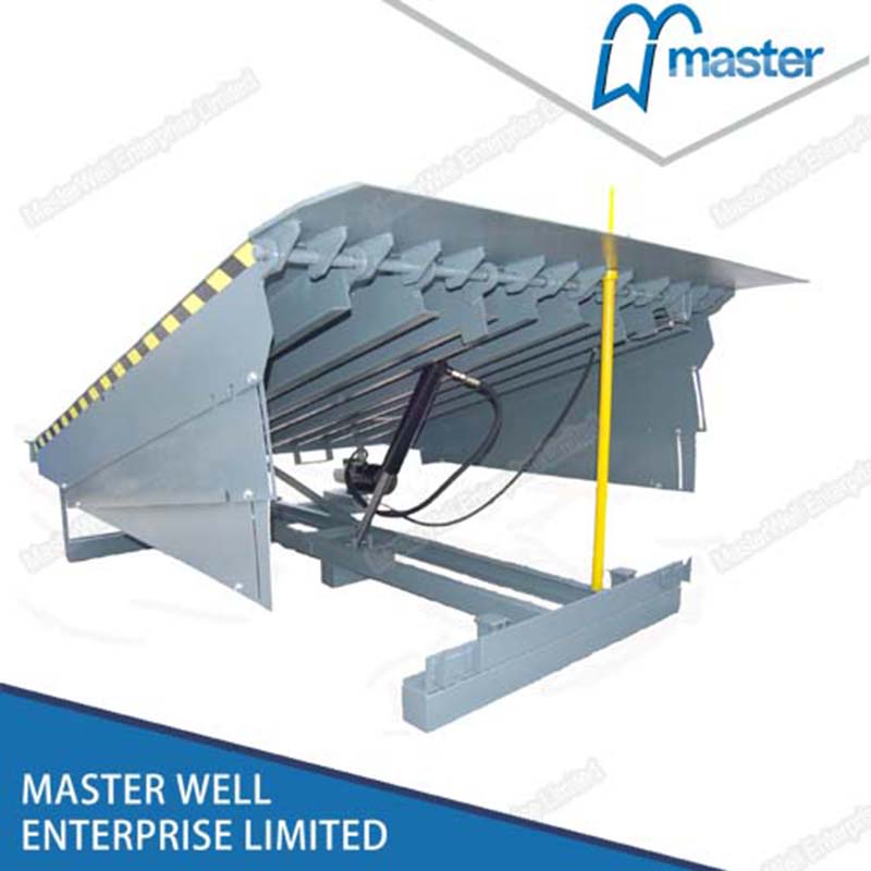 10000 Kg Hydraulic Vertical Outdoor Loading Dock Leveler