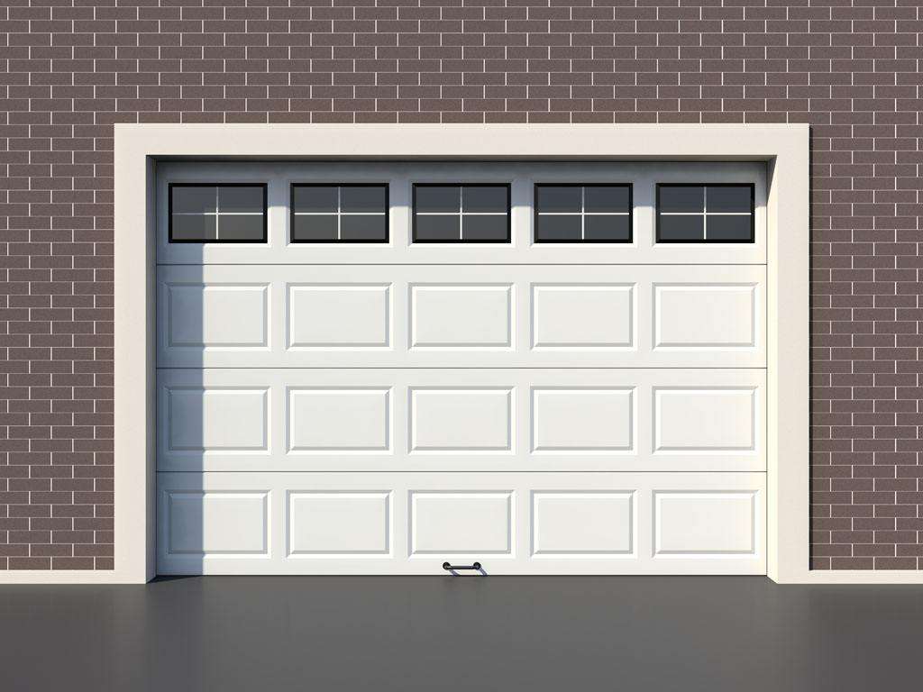 What is garage door made of？